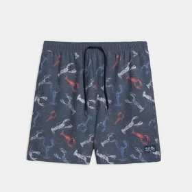 Men’s Harbor Claws Printed Volley Boardshorts