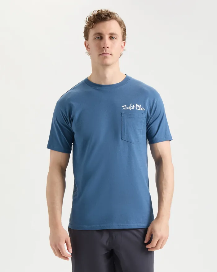 Men's Sailfish N' Bones Short Sleeve Tee - Image 3