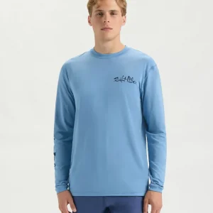 Alternative view of Men's Sailfish N' Bones SLX Performance Long Sleeve Shirt