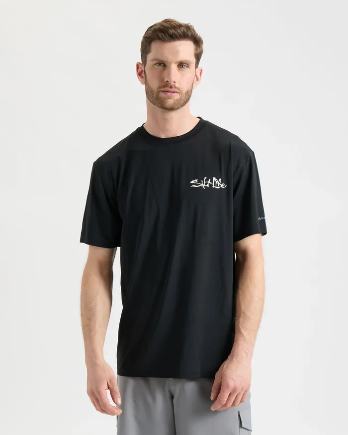 Men's One Cast at a Time SLX Performance Short Sleeve Shirt - Image 3