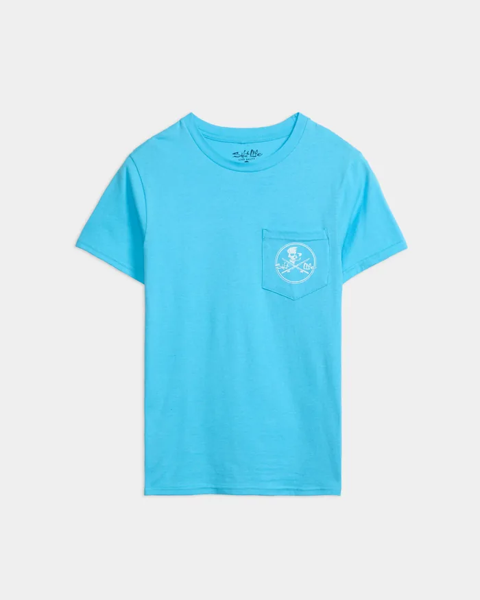 Men's Skull and Poles Short Sleeve Tee - Image 2