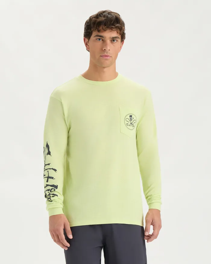 Men's Skull and Hooks Long Sleeve Shirt - Image 2