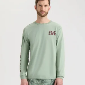 Alternative view of Men's Underwater Alien Long Sleeve Shirt