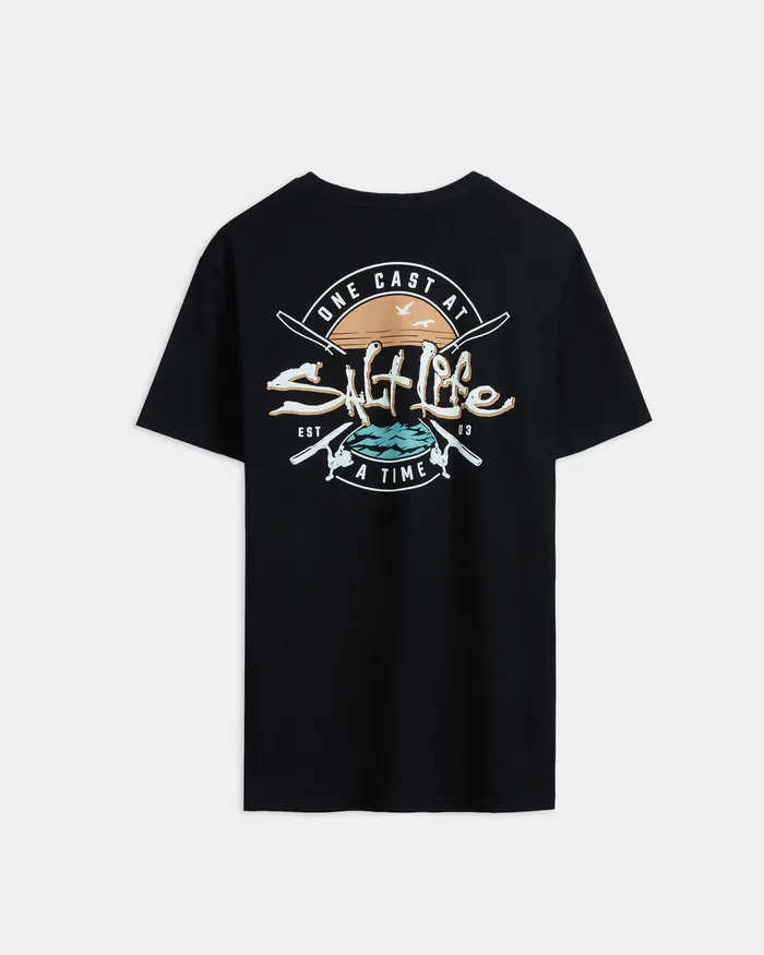 Men’s One Cast At A Time Short Sleeve Tee