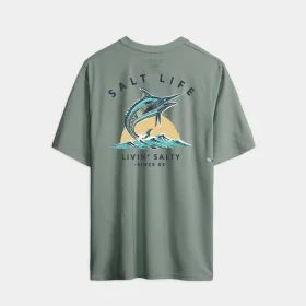 Men’s Livin Salty SLX Performance Short Sleeve Tee