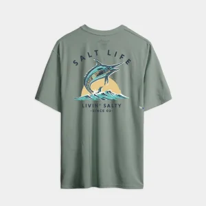 Men’s Livin Salty SLX Performance Short Sleeve Tee