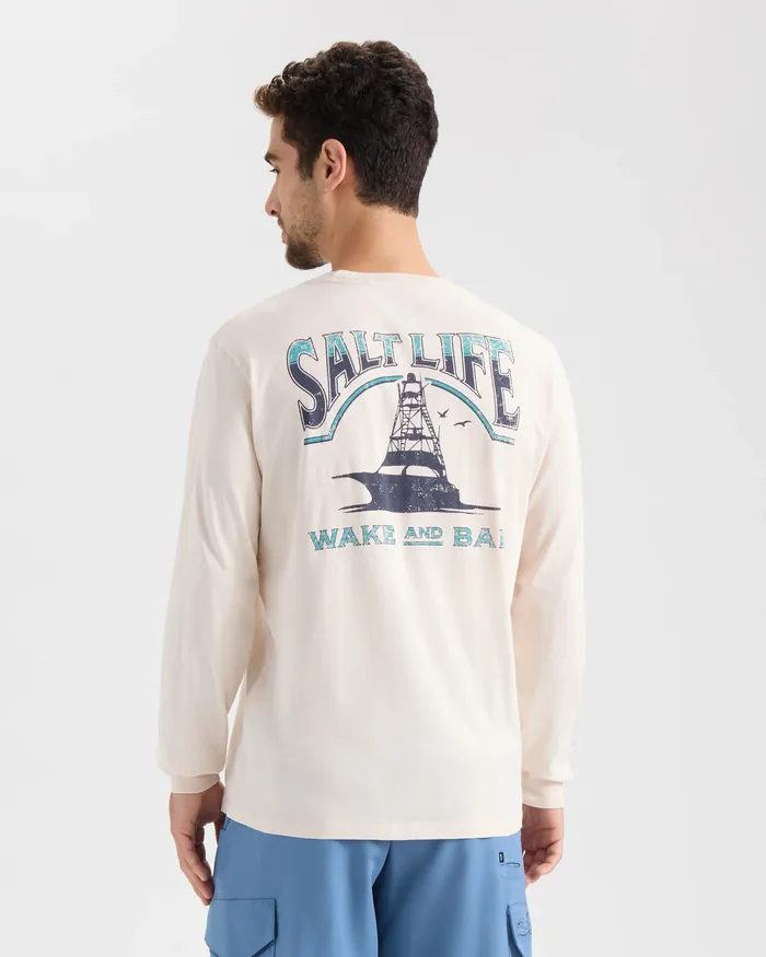 Men’s Wake and Bait Boating Long Sleeve Shirt - Image 4