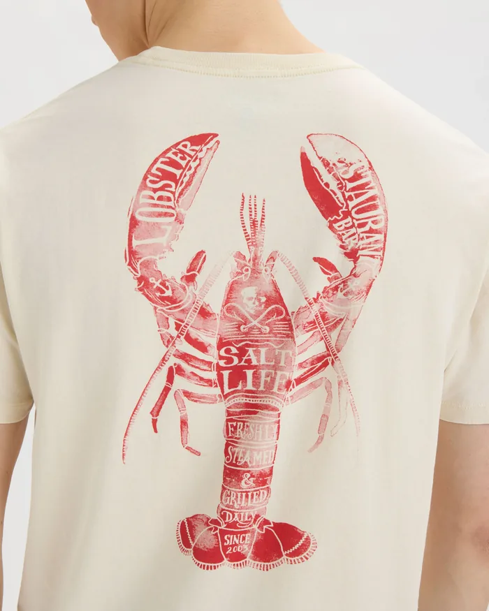 Men's Lobster Bar Salt Wash Tee - Image 4