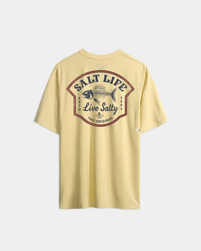 Men’s Bone Fish Crest SLX Performance Short Sleeve Tee