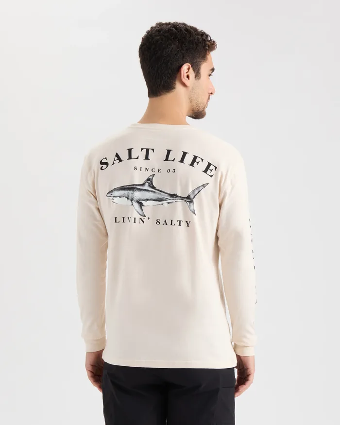 Men’s Jaws of Steel Long Sleeve Shirt - Image 3