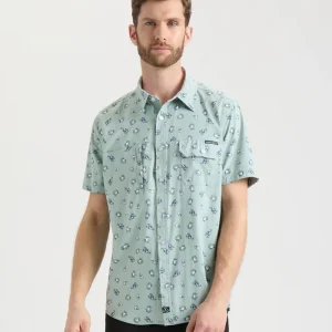 Alternative view of Men's Crustacean Life Woven Short Sleeve Shirt