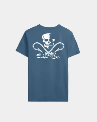 Men's Skull And Hooks Short Sleeve Tee