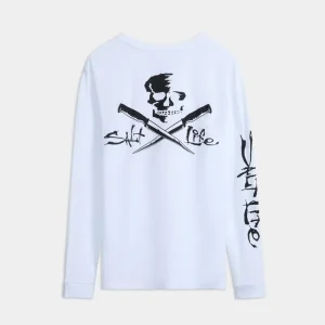 Men’s Skull and Fillet Long Sleeve Shirt