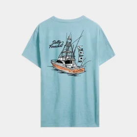 Men’s Salty Forecast Boat Short Sleeve Tee