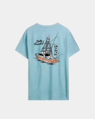 Men’s Salty Forecast Boat Short Sleeve Tee