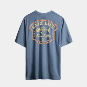 Men’s Bone Fish Crest SLX Performance Short Sleeve Tee
