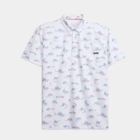Men's Fish N' Bones Americana SLX Performance Polo