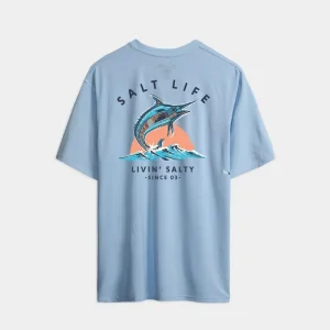 Men’s Livin Salty SLX Performance Short Sleeve Tee