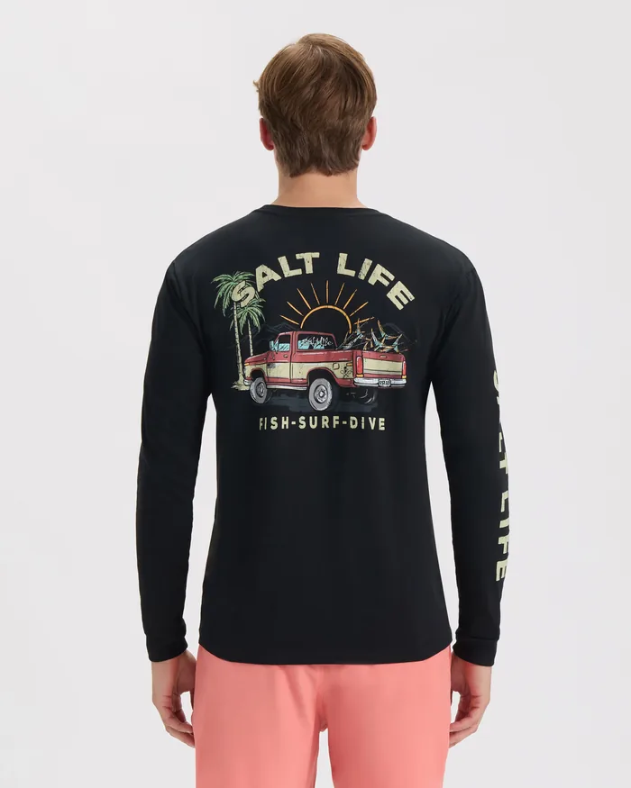 Men’s Truck and Tail Long Sleeve Shirt - Image 3