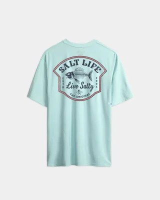 Men’s Bone Fish Crest SLX Performance Short Sleeve Tee