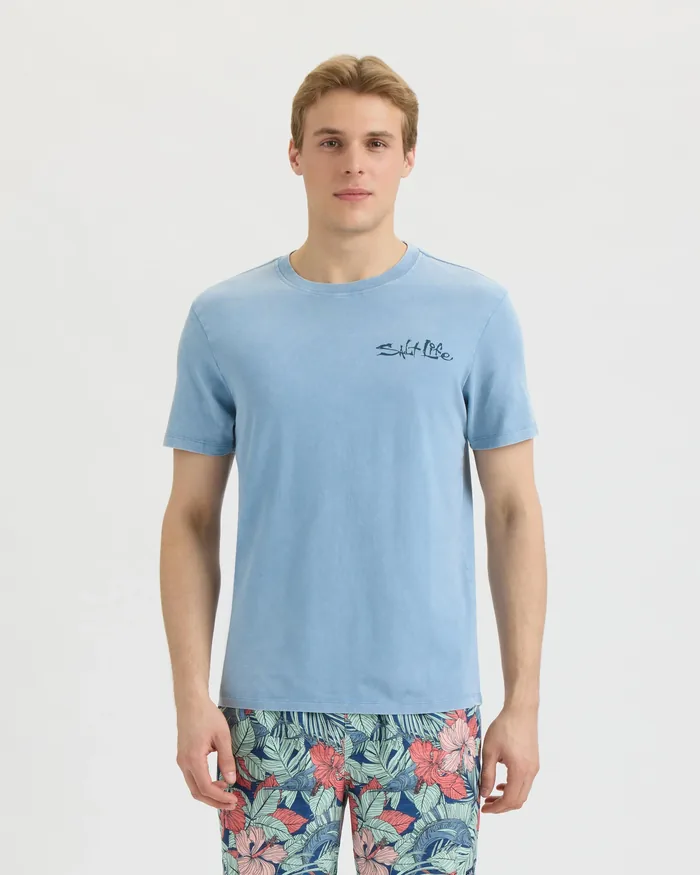 Men’s Pin Up Salt Wash Tee - Image 2