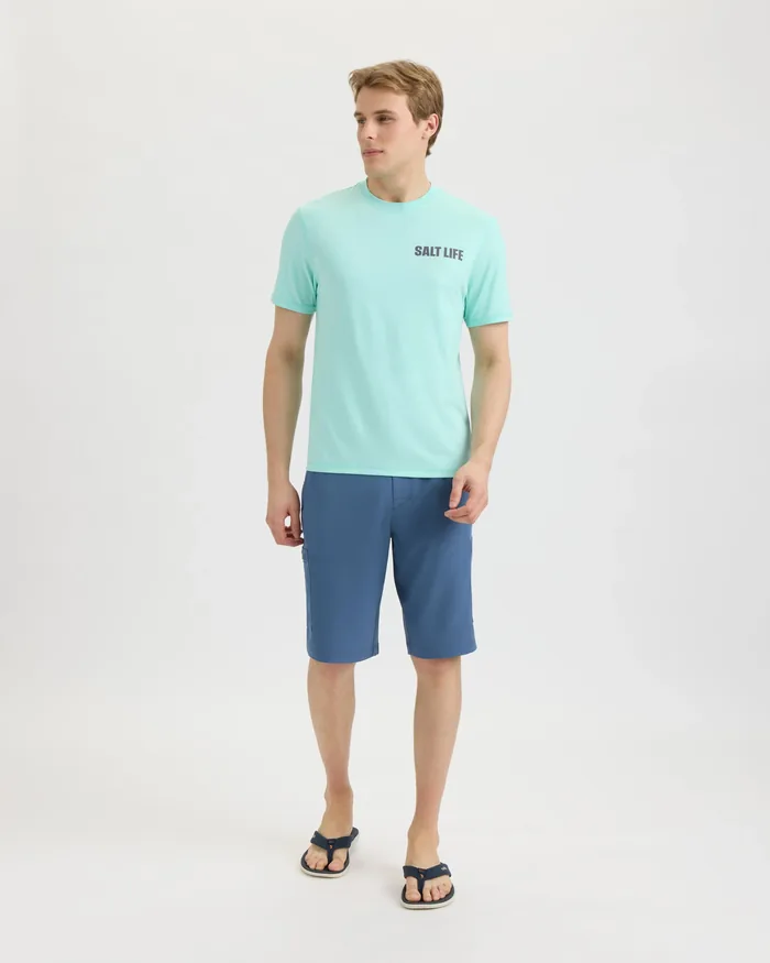 Men’s Tribal Salt Badge SLX Performance Short Sleeve Tee - Image 6