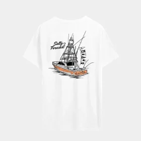 Men’s Salty Forecast Boat Short Sleeve Tee