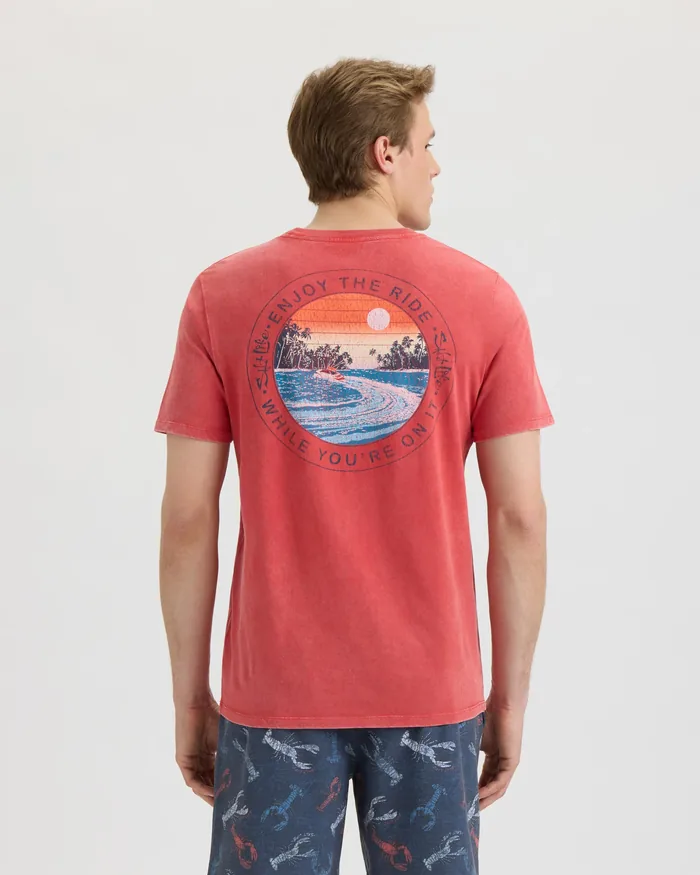 Men’s Enjoy the Ride 2.0 Salt Wash Tee - Image 3