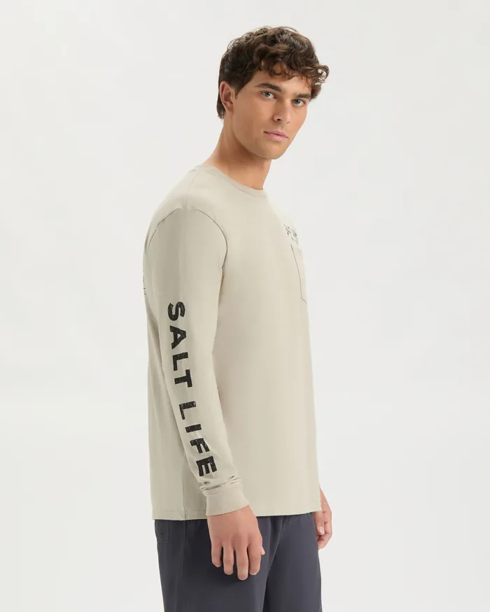 Men’s Truck and Tail Long Sleeve Shirt - Image 3