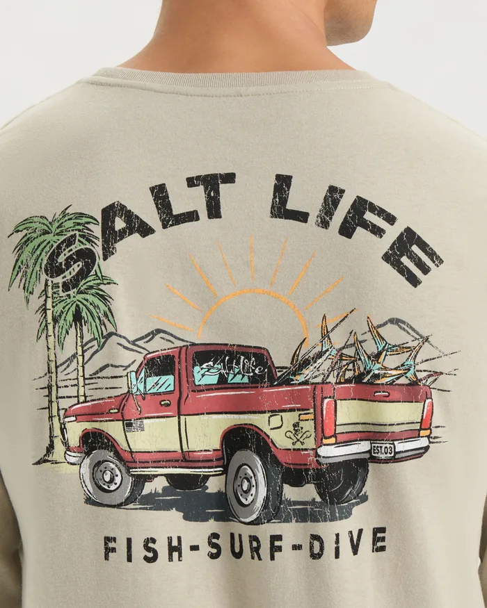 Men’s Truck and Tail Long Sleeve Shirt - Image 5