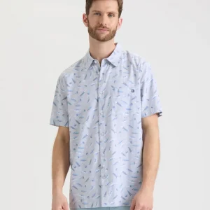 Alternative view of Men's Tempting Tackle Woven Short Sleeve Shirt