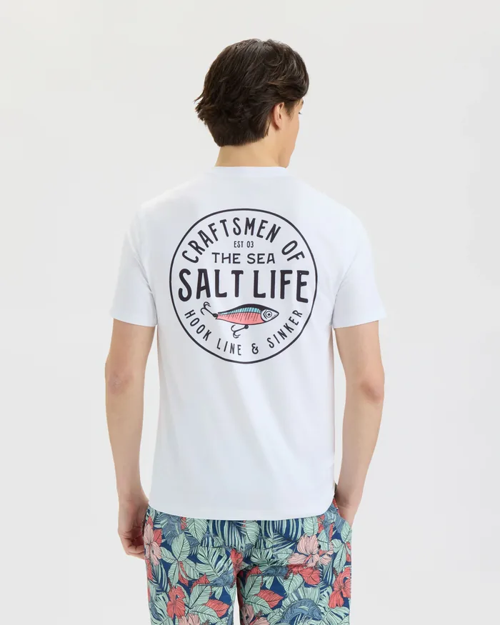 Men’s Salty Craftsmen SLX Performance Short Sleeve Tee - Image 4