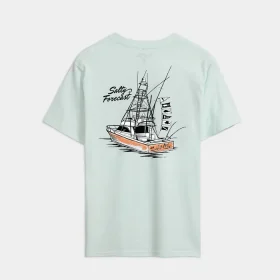 Men’s Salty Forecast Boat Short Sleeve Tee