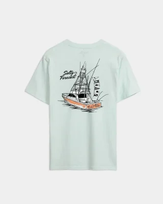 Men’s Salty Forecast Boat Short Sleeve Tee