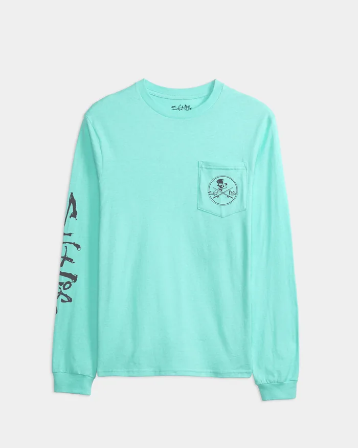 Men’s Skull and Poles Long Sleeve - Image 2