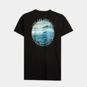 Men's Line Above or Below Short Sleeve Tee