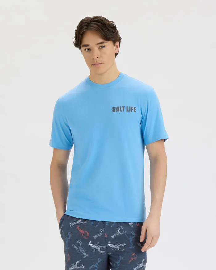 Men’s Tribal Salt Badge SLX Performance Short Sleeve Tee - Image 2