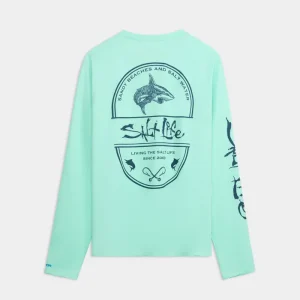 Men’s Salt Water Perforated SLX Performance Tee