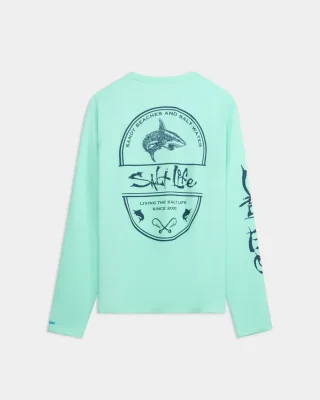 Men’s Salt Water Perforated SLX Performance Tee