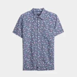 Men's Tempting Tackle Woven Short Sleeve Shirt