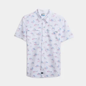 Men's Fish N' Bones Americana SLX Performance Short Sleeve Shirt