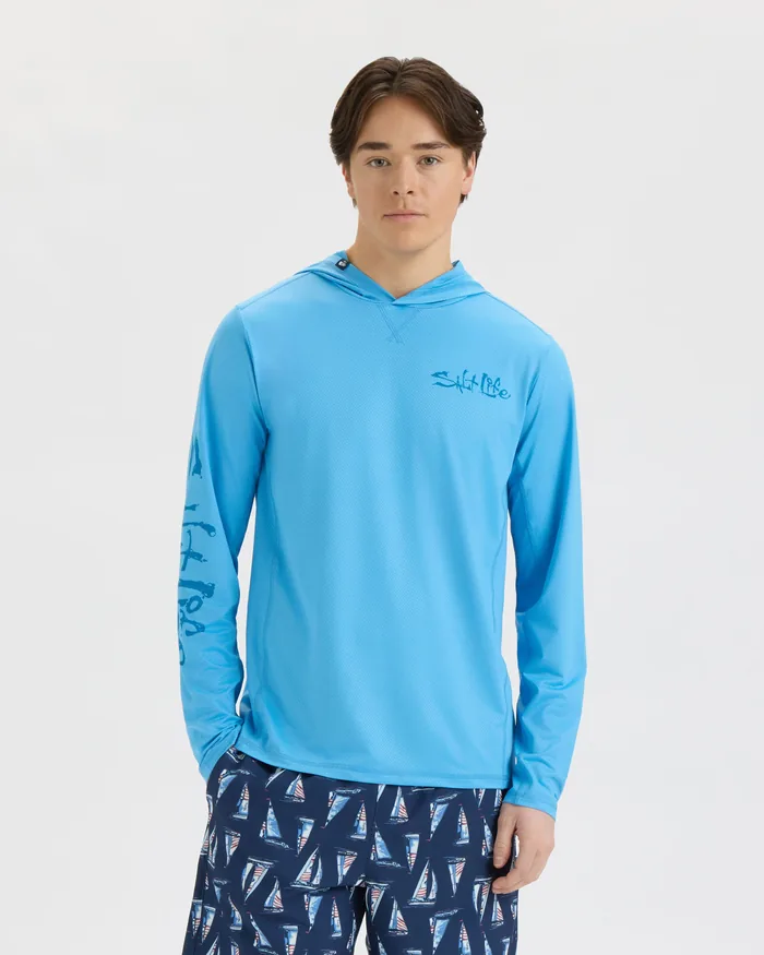 Men’s Upwell 2.0 Perforated SLX Performance Hoodie - Image 2
