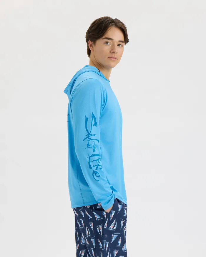 Men’s Upwell 2.0 Perforated SLX Performance Hoodie - Image 3