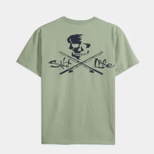 Men's Skull and Poles Short Sleeve Tee