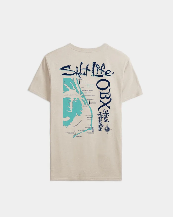 Men’s OBX Map Short Sleeve Tee