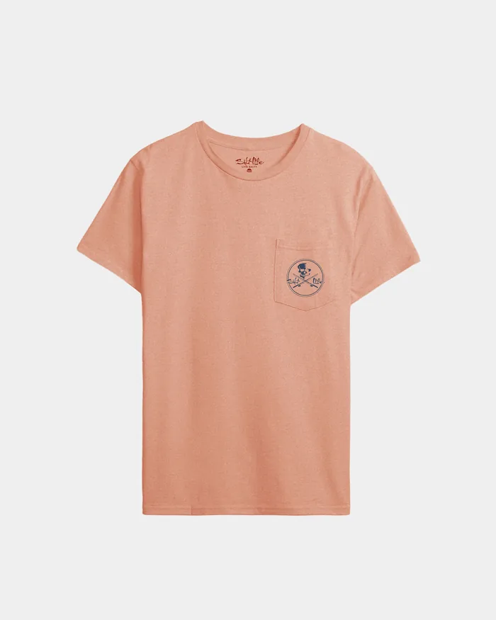 Men’s Skull and Poles Short Sleeve Tee - Image 2