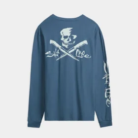 Men’s Skull and Poles Long Sleeve Shirt