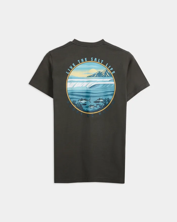 Men's Line Above or Below Short Sleeve Tee
