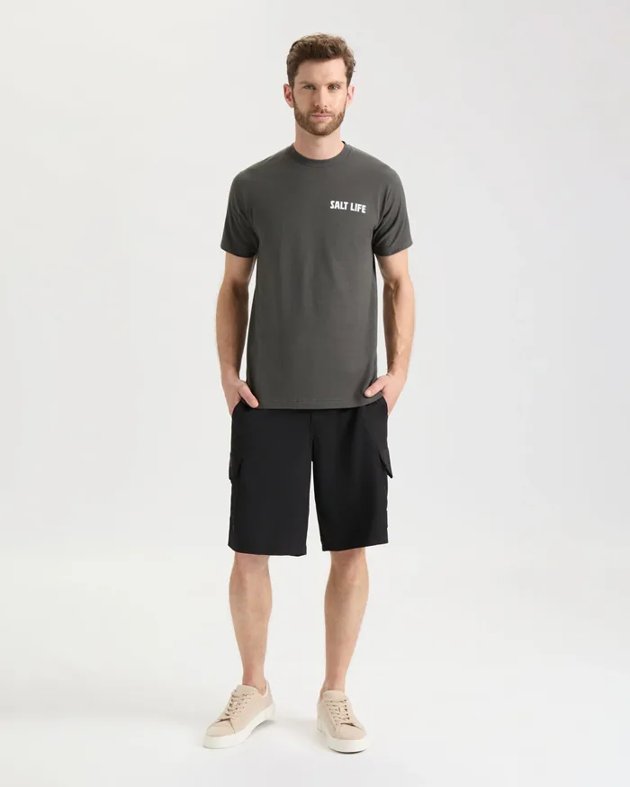 Men's Line Above or Below Short Sleeve Tee - Image 6