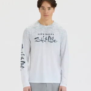 Alternative view of Men’s Current and Catch Fade Perforated SLX Performance Tee